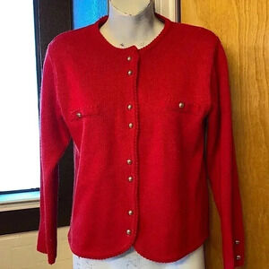 Karen Scott Cardigan/Sweater Jacket